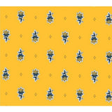 $5.50 MARAT Avignon 18" x 18" Allover Blue Calissons on Yellow Plain Cotton Napkins for Matching Ensemble Sets – Dress Your Table in French Blue & Yellow Colors Theme!