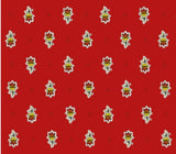 $5.50 Marat Avignon Gold Allover Calissons on Burgundy Red 18" x 18" Napkins in Plain Cotton for Matching Ensemble Sets – Brighten Your Table with Provençal Sunshine & Burgundy Flair!