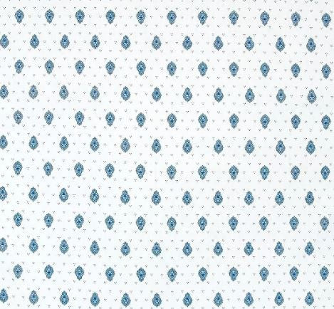 $5.50 MARAT Bastide 18" x 18" Allover Blue Calissons on White Plain Cotton Napkins for Matching Ensemble Sets – Dress Your Table in French Blue & White Classic Colors!