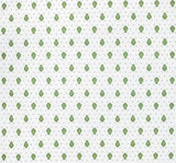 $5.50 MARAT Bastide 18" x 18" Allover Green Calissons on White Plain Cotton Napkins for Matching Ensemble Set – Dress Your Table in French Green & White Garden Style!