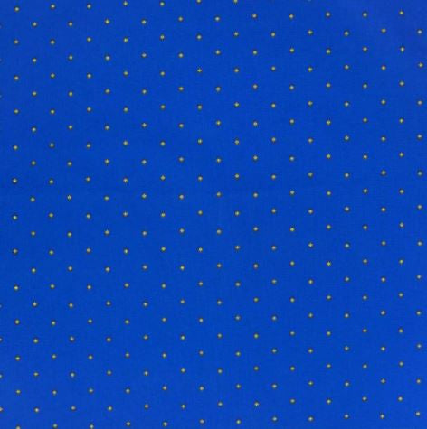 $5.50 Tissus Toselli 18" x 18" Allover Yellow Calissons on Blue Plain Cotton Napkins – Create Timeless Yellow on Blue Provence Elegance!