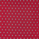 $5.50 MARAT Bastide 18" x 18" Allover Gray Calissons on Burgundy Red Plain Cotton Napkins for Matching Ensemble Sets – Create a Bordeaux Red Wine-Lover’s Tabletop!