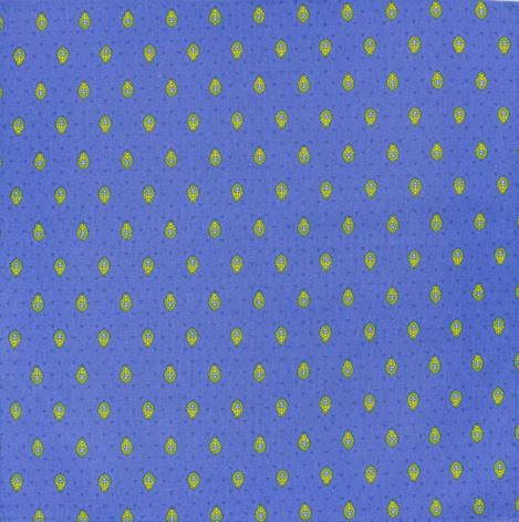 $30 60" Sq Yellow Allover Calisson Buds on Lavender Plain Cotton Tablecloth - Use a 30 to 40 inch round or square table for 2 to 4 Place Seating or use a Slip-Leaf or Drop-Leaves Rectangular Table that comfortably seats 4 to 6 persons!