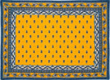 $210 4-8 Place 19-Piece Sunny Yellow French Provence Dining Room or Outdoor Table Runner Ensemble Set for 6-10 Ft Tables