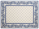 $5.50 Tissus Toselli 18" x 18" Allover Blue Calissons on White Plain Cotton Napkins for Matching Ensemble Sets– Dress Your Table in Classic Provence Blue & White!