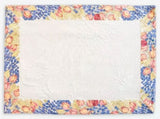 $5.50 Tissus Toselli 18" x 18" Allover Red Calissons on White Plain Cotton Napkins for Matching Ensemble Sets – Create Timeless Red on White Elegance!
