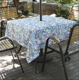 $5..Order Umbrella Pole Hole Ring Installed into Any Tablecloth for Cotton-Print or Jacquard Tablecloth for Outdoor Patio or Terrace Round or Square Table Umbrella 1 9/16" ID Pole Hole Ring with Installation included - Enable your Bistro or Patio Tableclo