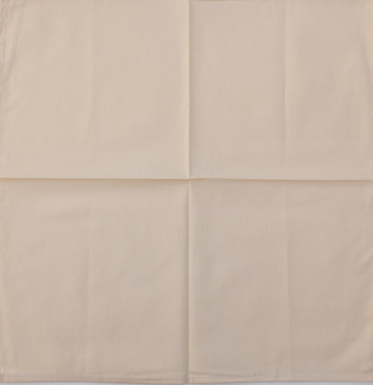 $5.50 Tissus Toselli 18" x 18" Beige Cotton Napkins