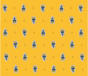 $280 2-12 Place 27-Piece Van Gogh "Starry Night" Yellow Blue Placemats Ensemble Set for 6-12 Ft Tables