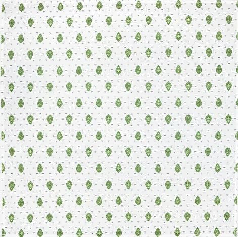 $139 70" Rd 2-6 Place 8-Pcs Ensemble Set Includes 1-Bastide Green Filgree on White Wipeable Coated Cotton Tablecloth +6 Matching Napkins +1 Tidy Fabric Bread Basket - Present a Garden Green Dining Theme!