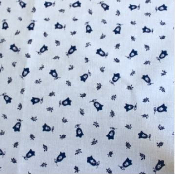 $99 70" Rd 2-6 Place 8-Pcs Ensemble Set Includes 1-Tradition Blue Filigree on White Plain Cotton Tablecloth +6 Matching Napkins +1 Tidy Fabric Bread Basket - A Blue Sky Theme Dining Tabletop!