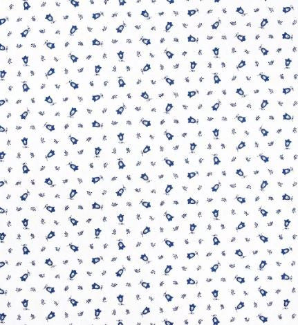 $5.50 MARAT Tradition 18" x 18" Allover Blue Calissons on White Plain Cotton Napkins for Matching Ensemble Set – Timeless Provence Sophistication for Your Table!