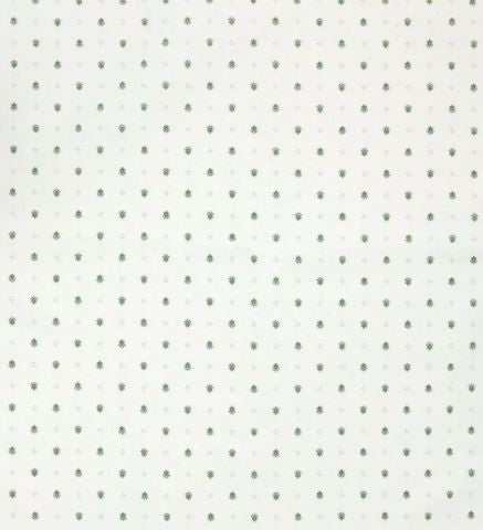 $5.50 Tissus Toselli Green Allover Calissons on White 18" x 18" Napkins in Plain Cotton – Bring Garden Green Charm to Your Table!