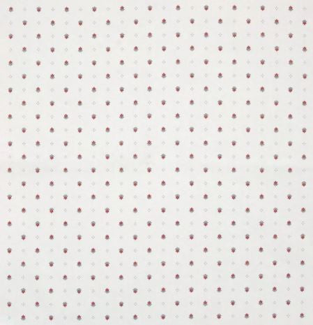 $5.50 Tissus Toselli 18" x 18" Allover Red Calissons on White Plain Cotton Napkins for Matching Ensemble Sets – Create Timeless Red on White Elegance!