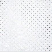 $5.50 Tissus Toselli 18" x 18" Allover Blue Allover Calissons Buds on White Plain Cotton Napkins