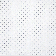 $5.50 Tissus Toselli 18" x 18" Allover Blue Allover Calissons Buds on White Plain Cotton Napkins