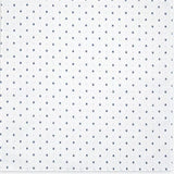 $5.50 Tissus Toselli 18" x 18" Allover Blue Allover Calissons Buds on White Plain Cotton Napkins 