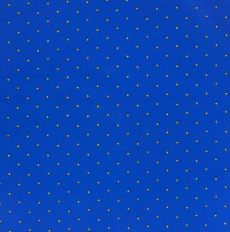 $5.50 Tissus Toselli 18" x 18" Allover Yellow Calissons on Blue Plain Cotton Napkins – Create Timeless Yellow on Blue Provence Elegance!