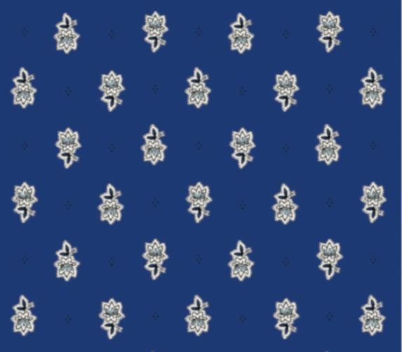 $69 60" Rd Blue Filigree Banner on White 2-4 Place 6-Pcs Ensemble Set Includes 1-Avignon Blue on White Stain-Proof Coated Cotton Tablecloth +4 Matching Napkins +1 Tidy Fabric Bread Basket - | Enjoy Royal Blue Cafe Bistro Dining!