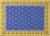 $5.50 MARAT Bastide 18" x 18" Allover Yellow Calissons on Lavender Plain Cotton Napkins for Matching Ensemble Set – Dress Your Table in French Yellow & Lavender Radiance!