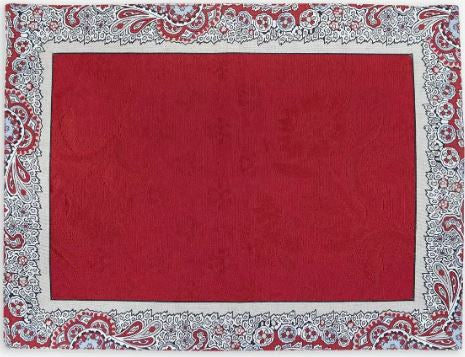 $420 4-16 Place 38-Piece Burgundy Red Wine Vineyard Wine Labels Dinner Ensemble Table Runner Ensemble Set for 6 to 16 Ft Tables 