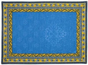 $280 2-12 Place 27-Piece Van Gogh "Starry Night" Yellow Blue Placemats Ensemble Set for 6-12 Ft Tables