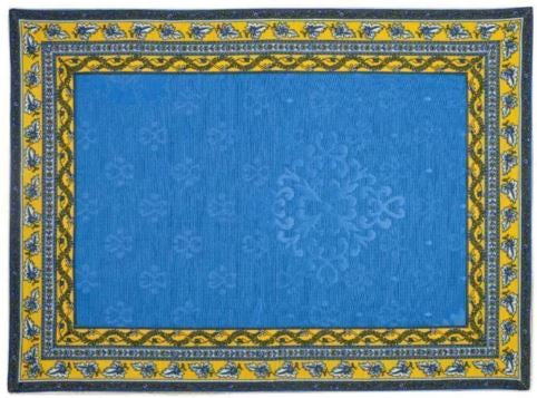 $355 2-12-16 Place 36-Piece Van Gogh "Starry Night" Yellow Blue Placemats Ensemble Set for 6-16 Ft Tables