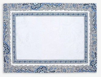 $210 4-8 Place 19-Piece Seaside Blue/White/Grey Colors of Blue Sky on Your Dining Room Table Runner Ensemble Set For 6-10 Ft Tables 