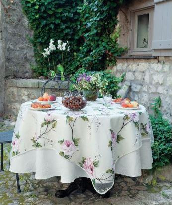 $19 to $89 Rd & Sq French Provence Floral Tablecloths