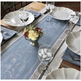 $105 11-Pcs 2-8 Plc French Versailles Table Runner Ensemble Set For 5-8 Ft Tables