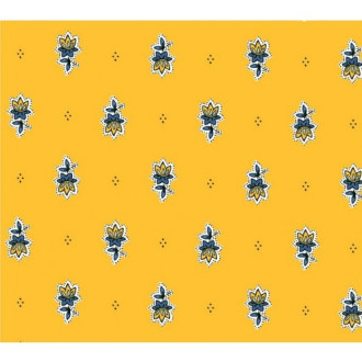 Marat Avignon Allover Blue Calissons on Yellow 18" x 18" Napkins in Plain Cotton