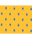 Marat Avignon Allover Blue Calissons on Yellow 18" x 18" Napkins in Plain Cotton
