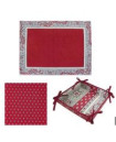 Burgundy Red Wine Celler Dinner Party Placemats Ensemble Set 