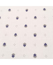 Tissus Toselli Allover Blue Calissons on White 18" x 18" Napkins in Plain Cotton 