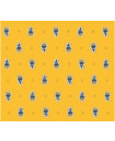 MARAT Avignon Allover Blue Calissons on Yellow 18" x 18" Plain Cotton Napkins