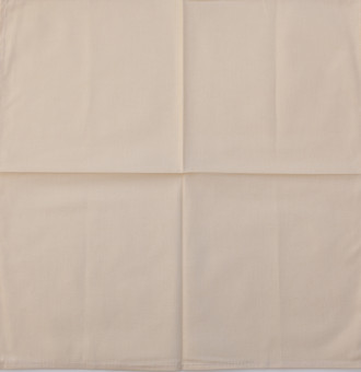 Tissus Toselli 18" x 18" Beige Plain Cotton Napkins