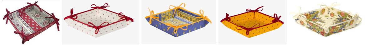 Image Assortment of Tidy Fabric Bread Baskets